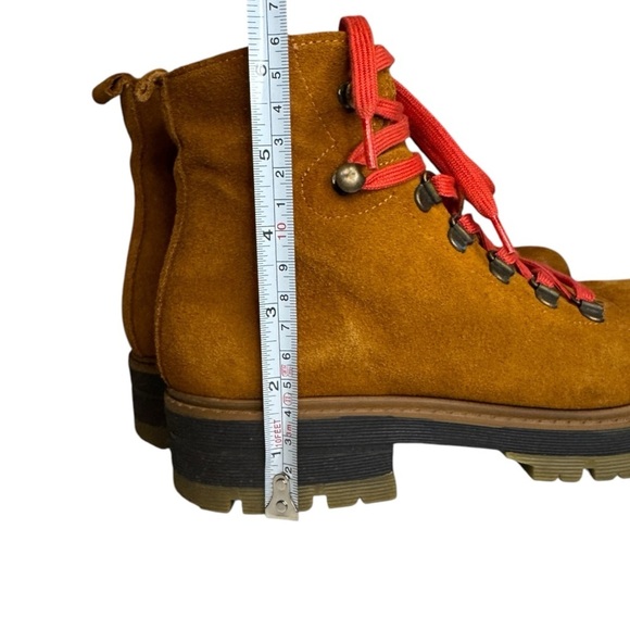 Avellini Suede leather hiking lace up boots shearling lined shoes women’s 37 - Picture 12 of 13